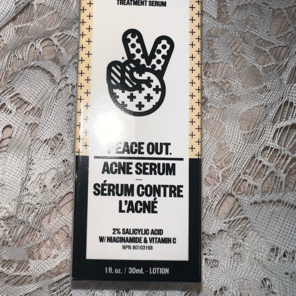 Peace Out Acne Serum 2% Salicylic Acid w/ Niacinamide & Vitamin C